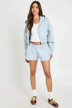 boohoo Short Molleton À Détails Cloutés<Femme Survêtements|Survêtements