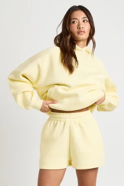 boohoo Short Molletonné Taille Haute Avec Cordon De Serrage Interne<Femme Survêtements|Survêtements