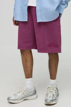 Short oversize lavé Worldwide mi-long
