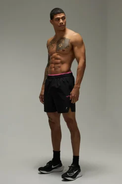 Short Perforé Néon 5 Pouces Active Homme