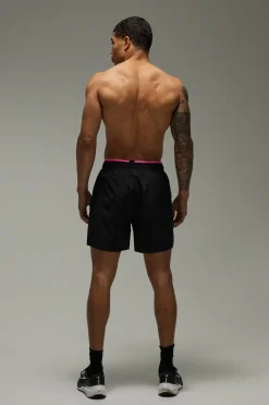 Short Perforé Néon 5 Pouces Active Homme