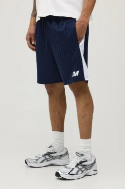 Short À Rayures Coupe Regular Avec Panneau Étoile M Star
