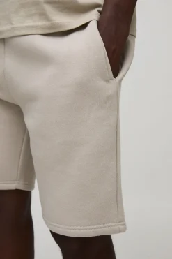 Shorts basiques à coupe ample et de longueur moyenne