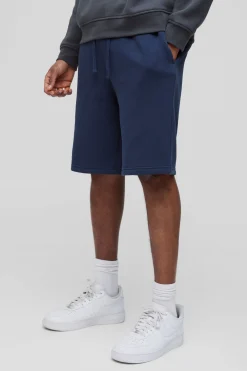 Shorts basiques mi-longs, coupe ample pour grandes tailles