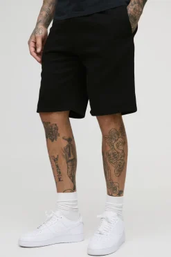 Shorts BM Signature pour hommes grands, coupe ample et longueur mi.