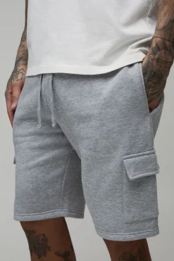 Shorts cargo mi-long pour grands, coupe ample