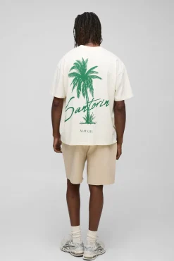 boohooMAN Shorts de charpentier à taille élastiquée, coupe décontractée pour les grands<Homme Shorts|Tout Afficher