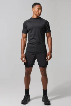 Shorts d'entraînement actif pour homme Dept 5 pouces 2-en-1, coupe régulière
