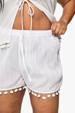 boohoo Shorts de plage ornés de coquillages Plus<Femme Tenues De Plage