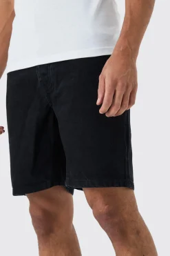 boohooMAN Shorts en denim rigide slim en<Homme Denim|Denim