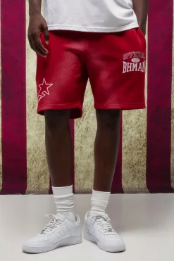 boohooMAN Shorts en jersey graphique décontracté , effet spray wash<Homme Shorts