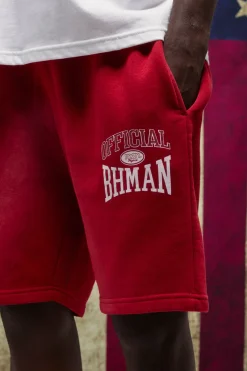 boohooMAN Shorts en jersey graphique décontracté , effet spray wash<Homme Shorts