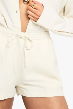 Shorts en lin de qualité supérieure