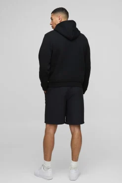 Shorts en nylon matelassé, coupe décontractée à taille élastiquée