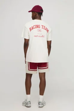 boohooMAN Shorts en twill à blocs de couleurs, taille élastiquée et coupe décontractée<Homme Shorts