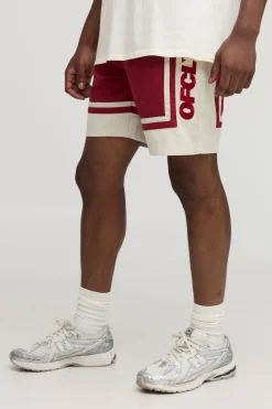 boohooMAN Shorts en twill à blocs de couleurs, taille élastiquée et coupe décontractée<Homme Shorts