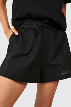 Shorts flippy en lin à coupe longue