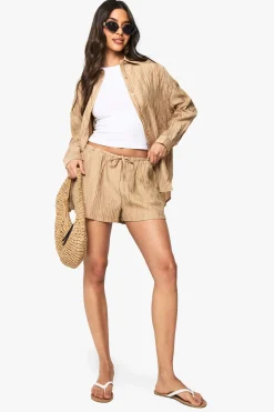 Shorts Flippy tissés froissés