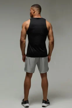 Shorts homme actif perforé stretch tissé 7 pouces