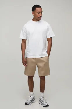 boohooMAN Short Slim À Pinces<Homme Shorts