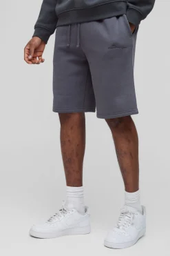 boohooMAN Shorts signature BM, coupe ample, longueur mi-longue pour hommes de grande taille<Homme Tout Afficher|Shorts Tall