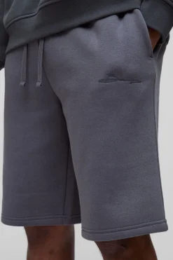 boohooMAN Shorts signature BM, coupe ample, longueur mi-longue pour hommes de grande taille<Homme Tout Afficher|Shorts Tall