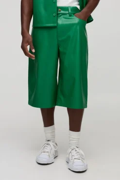 boohooMAN Shorts synthétique longline<Homme Shorts