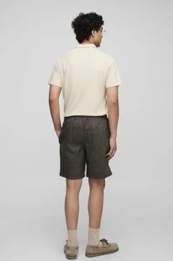 boohooMAN Shorts à taille élastique, coupe décontractée à chevrons<Homme Shorts