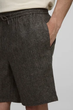 boohooMAN Shorts à taille élastique, coupe décontractée à chevrons<Homme Shorts