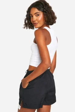 boohoo Shorts tall à détails de poches tissés<Femme Shorts
