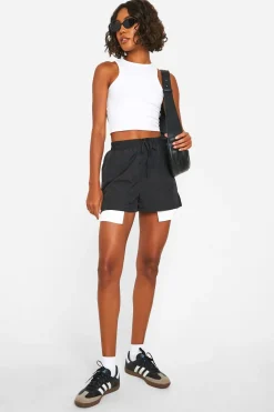 boohoo Shorts tall à détails de poches tissés<Femme Shorts