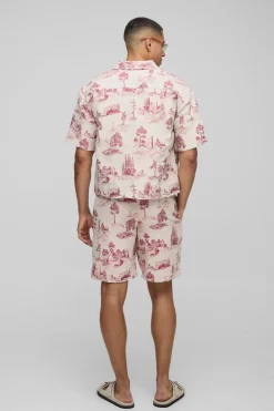 Shorts Tapisserie Coupe Décontractée