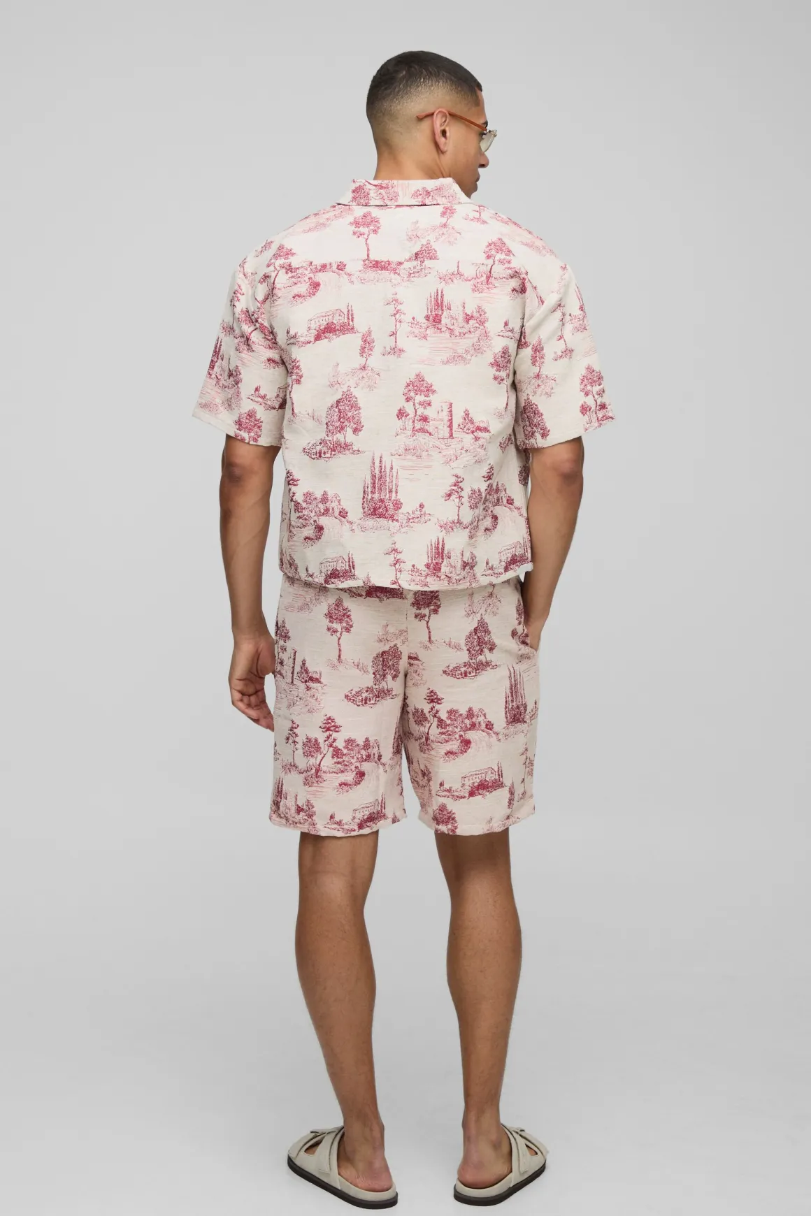 Shorts Tapisserie Coupe Décontractée