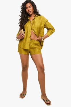 Shorts Tissés Froissés Flippy