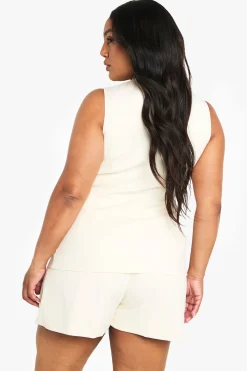 boohoo Short sur mesure pour grandes tailles<Femme Tailleurs|Shorts