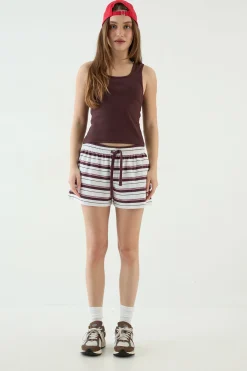 DSGN Studio Short À Taille Cordon Rayé<Femme Survêtements|Survêtements