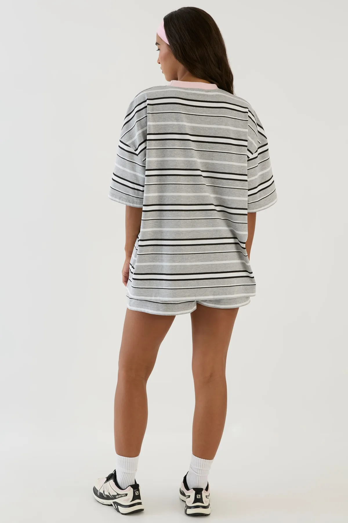 DSGN Studio Short À Taille Cordon Rayé<Femme Survêtements|Shorts