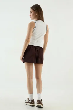 Short À Taille Coulissante En Satin Dsgn Studio