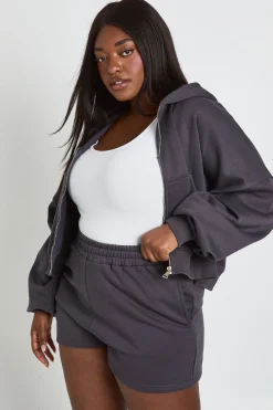 Short Taille Haute Avec Ceinture Épaisse