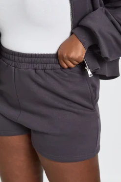 Short Taille Haute Avec Ceinture Épaisse