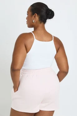 Short Taille Haute À Ceinture Épaisse Grande Taille