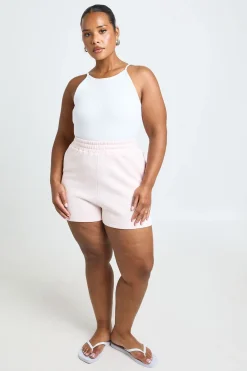 Short Taille Haute À Ceinture Épaisse Grande Taille