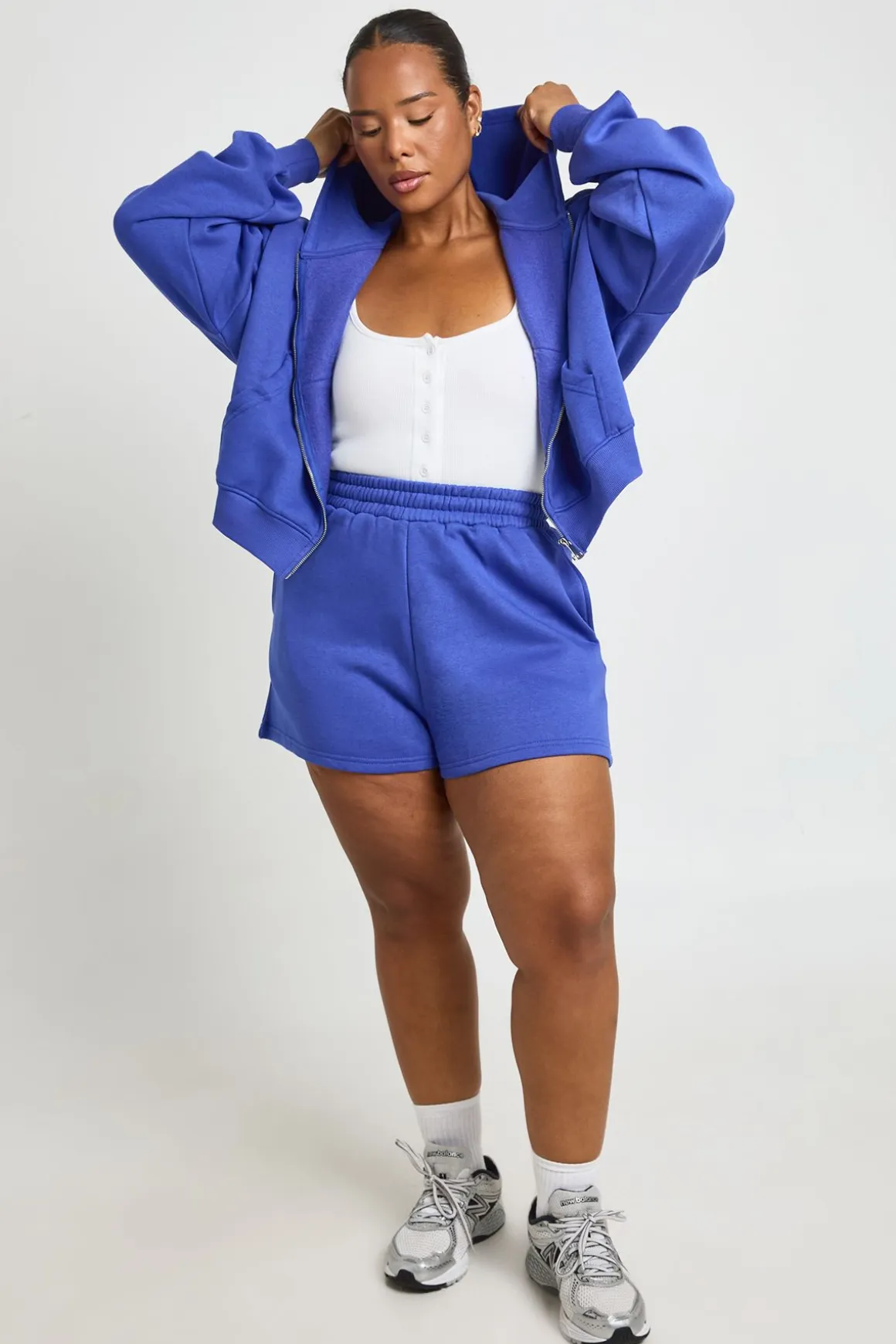 Short À Taille Haute Élastique Épaisse