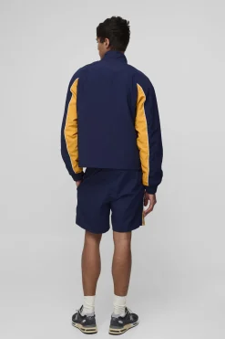 boohooMAN Short à taille élastiquée, coupe décontractée, effet froissé, bloc de couleurs<Homme Shorts