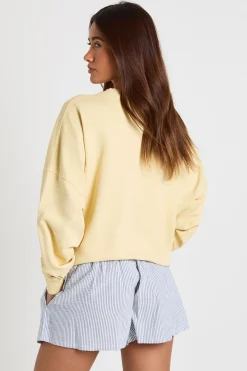 boohoo Short À Taille Élastique En Seersucker Rayé<Femme Shorts