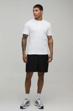 Short Tailleur Coupe Décontractée Longueur Courte