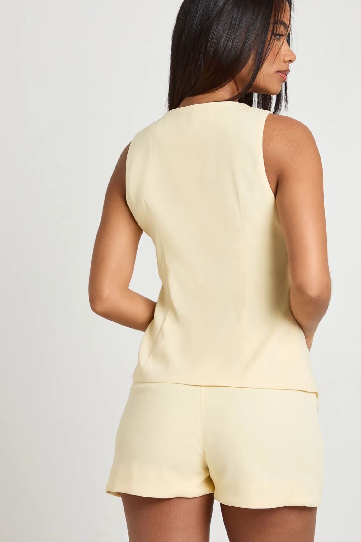 Short Tailleur Taille Haute