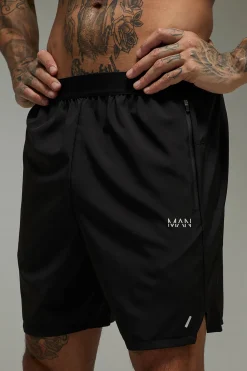 Short Tall Man Active Perforé Stretch Tissé Coupe Régulière 7 pouces