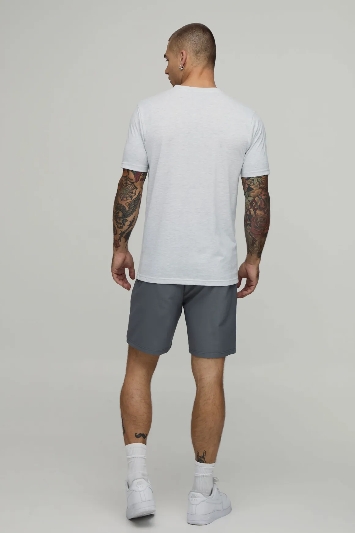 Short Technique Ajusté À Taille Élastique