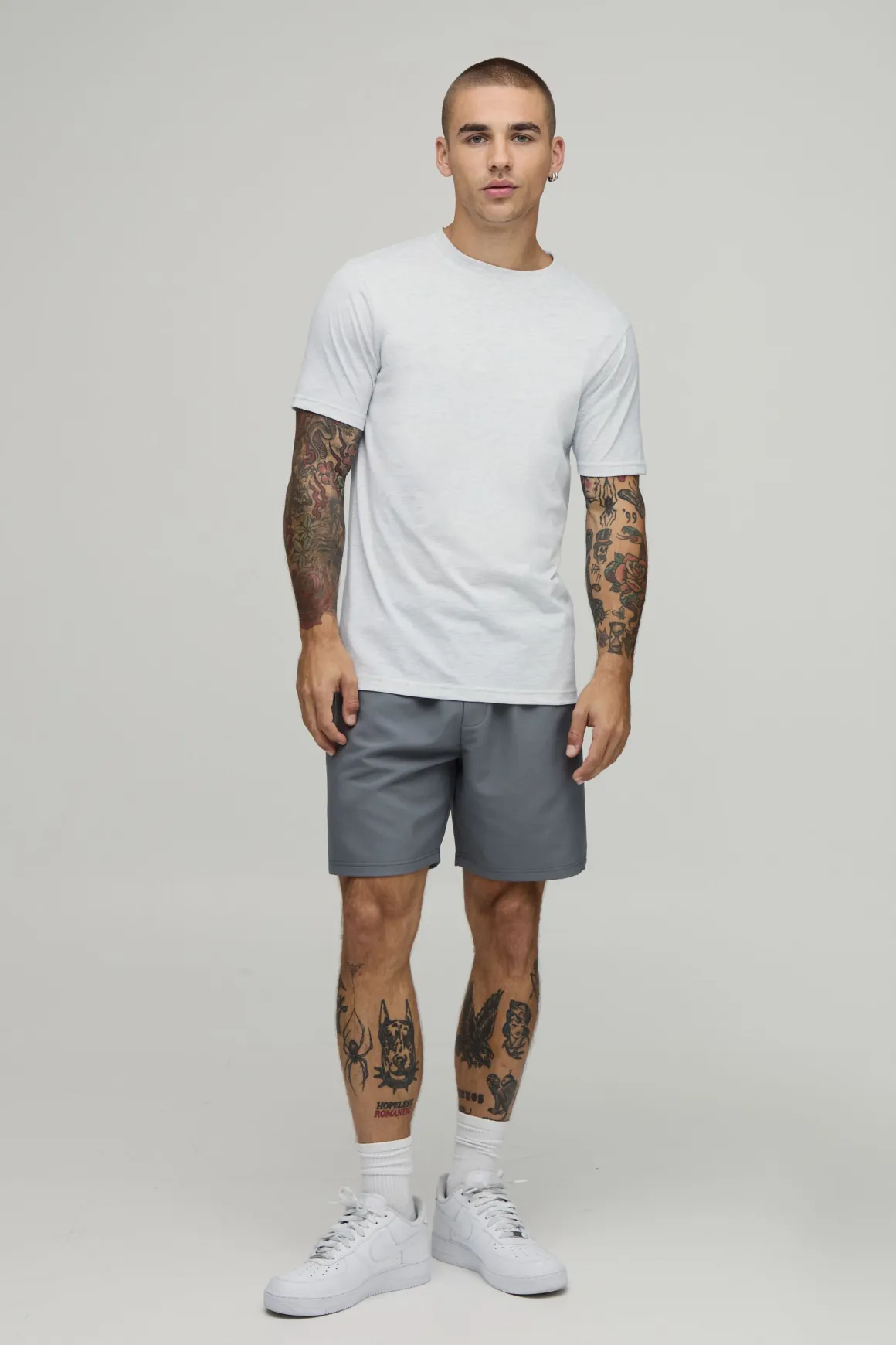 Short Technique Ajusté À Taille Élastique